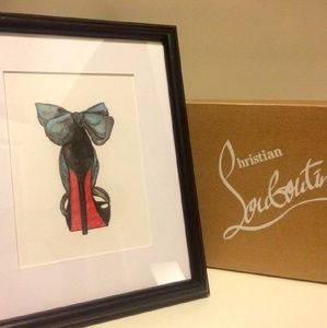 Blue Bow Louboutin Art 💙